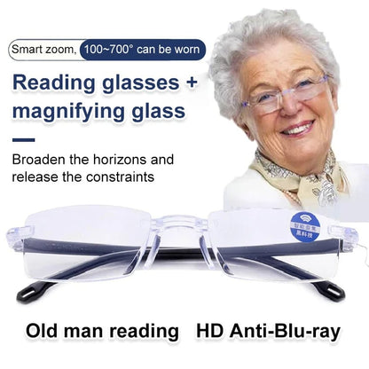 🔥 1+1 ingyenes! 🔍👀 Közelre és távolra is éles látás – Önfókuszáló olvasószemüveg 👓