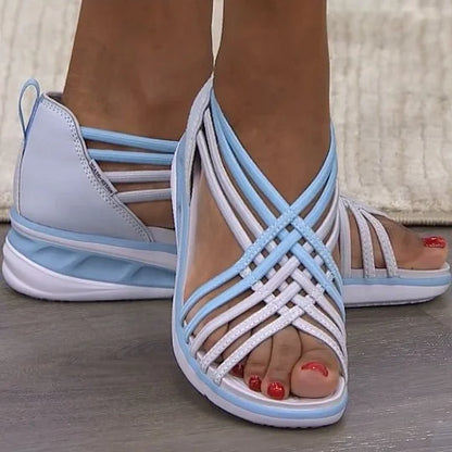 👟 【TRENDS #1 2026】PREMIUM párnázott vastag talp | Könnyű, lélegző strandpapucs 🌊✨