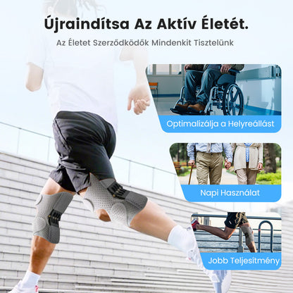 🔥[ M-XL]🏃‍♂️Állítható térdvédő erősítő sporthoz