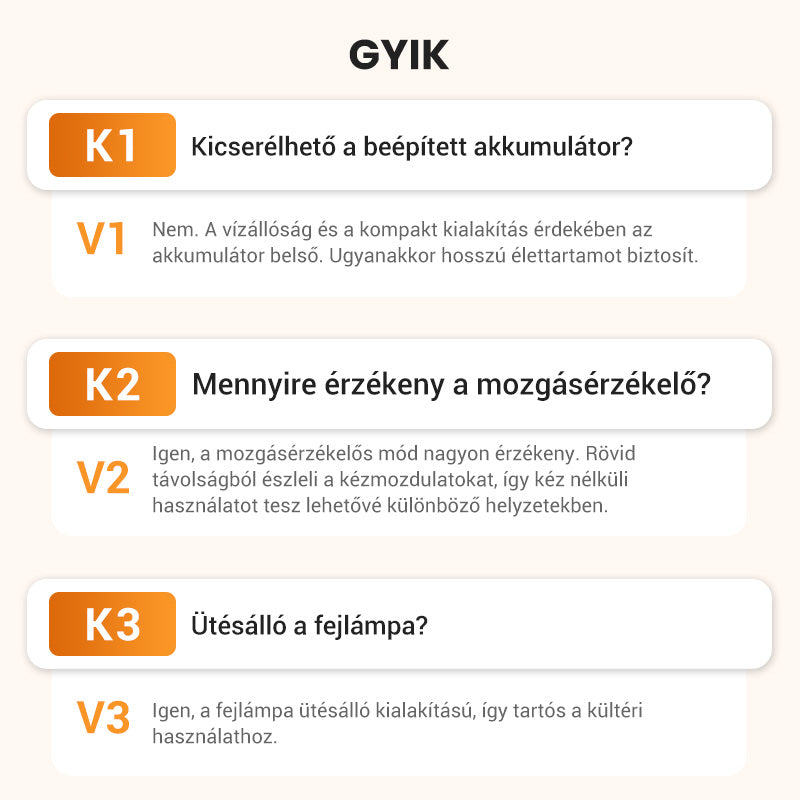 🔥 Erőteljes, rendkívül hosszú élettartamú fejlámpa