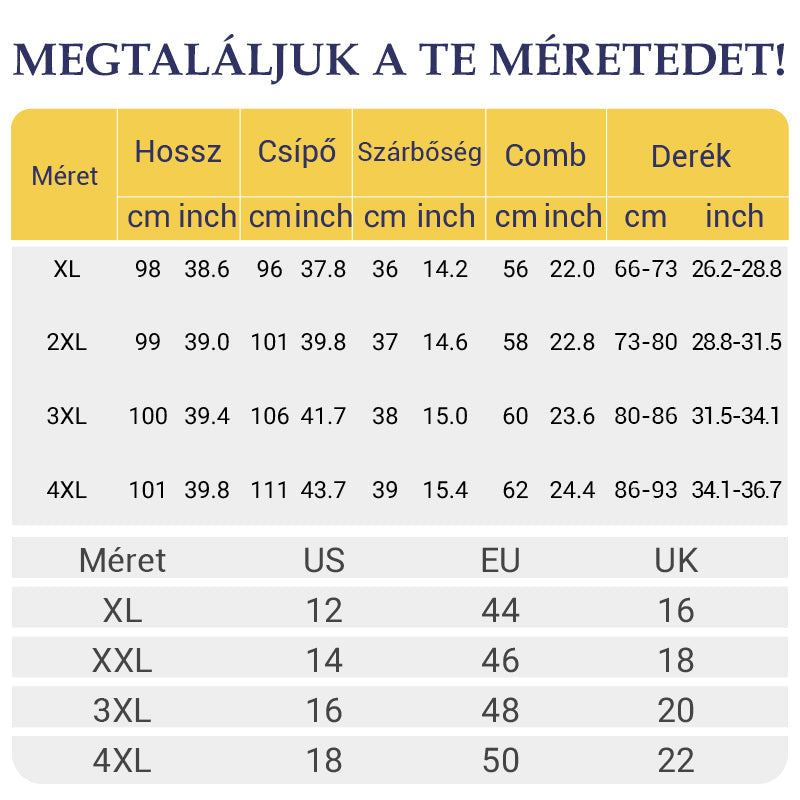 ✨ Női farmer oldalsó zsebekkel és elasztikus derékpánttal
