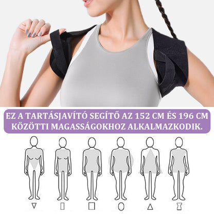 🚨 Időkorlátozott „egy plusz egy ingyen” akció! 🔥 Unisex háttartás-korrekciós öv [XS-2XL] 💆‍♀️——Viseld minden nap, és a természetes, egyenes testtartás magától jön!