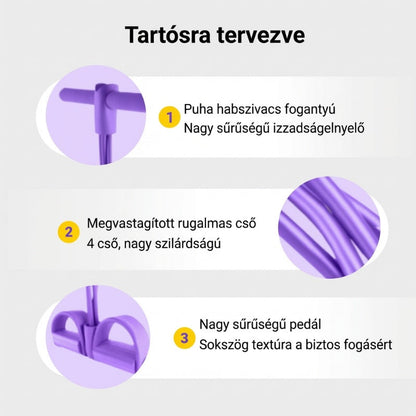 🎁 1+1 ingyen! ⏳ 4 csöves pedálos bokahúzó – Erősítsd a lábad otthon! 💪