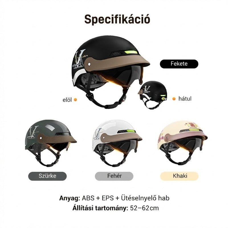 ⛑️🛵 Légáteresztő, könnyű, ütésálló motoros sisak – viseld, és a biztonságérzet is könnyed lesz! 💕