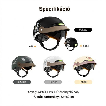⛑️🛵 Légáteresztő, könnyű, ütésálló motoros sisak – viseld, és a biztonságérzet is könnyed lesz! 💕