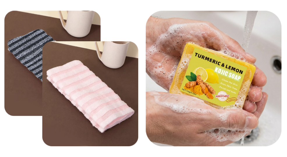 🧼💦 1+1 INGYEN! Antibakteriális hámlasztó fürdőlepedő – Puha, tiszta, egészséges bőr. Ne hagyd ki! 🚿