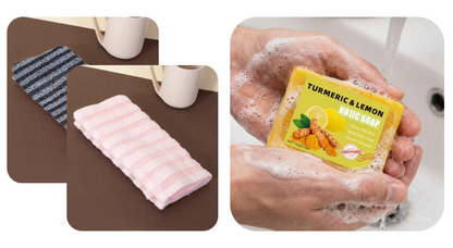 🧼💦 1+1 INGYEN! Antibakteriális hámlasztó fürdőlepedő – Puha, tiszta, egészséges bőr. Ne hagyd ki! 🚿