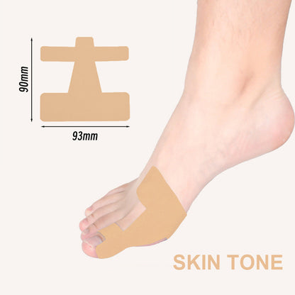👣 Előre kivágott hallux valgus korrekciós kineziológiai tapasz – fájdalom nélküli lépések, természetes tartás