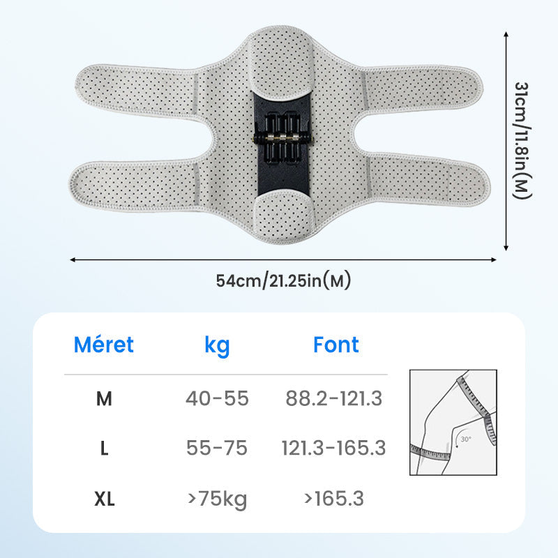 🔥[ M-XL]🏃‍♂️Állítható térdvédő erősítő sporthoz