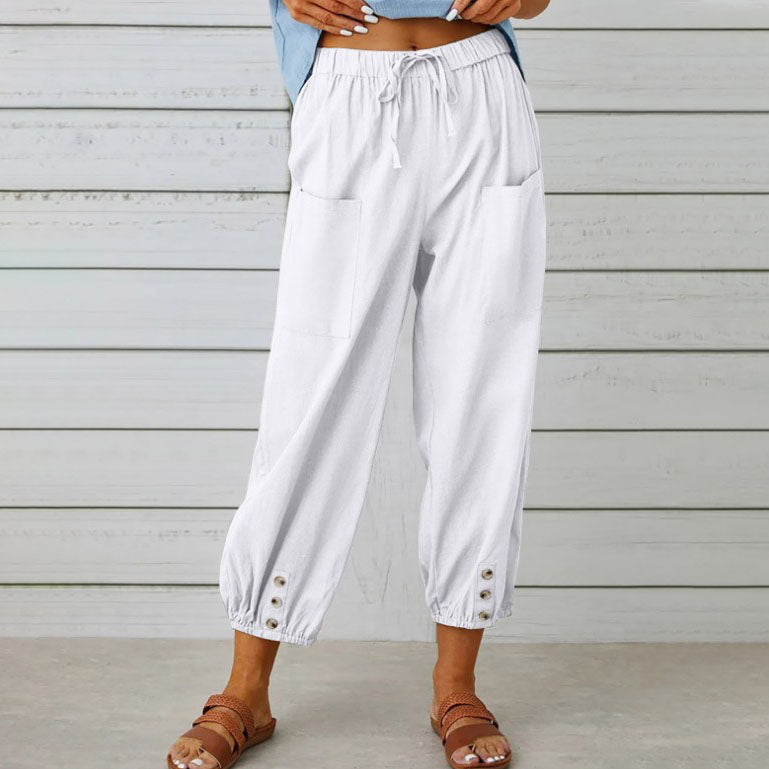 🧵 Női széles szárú, egyenes bő nadrág – laza elegancia, kényelmes szabás 🍃