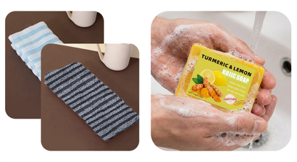 🧼💦 1+1 INGYEN! Antibakteriális hámlasztó fürdőlepedő – Puha, tiszta, egészséges bőr. Ne hagyd ki! 🚿