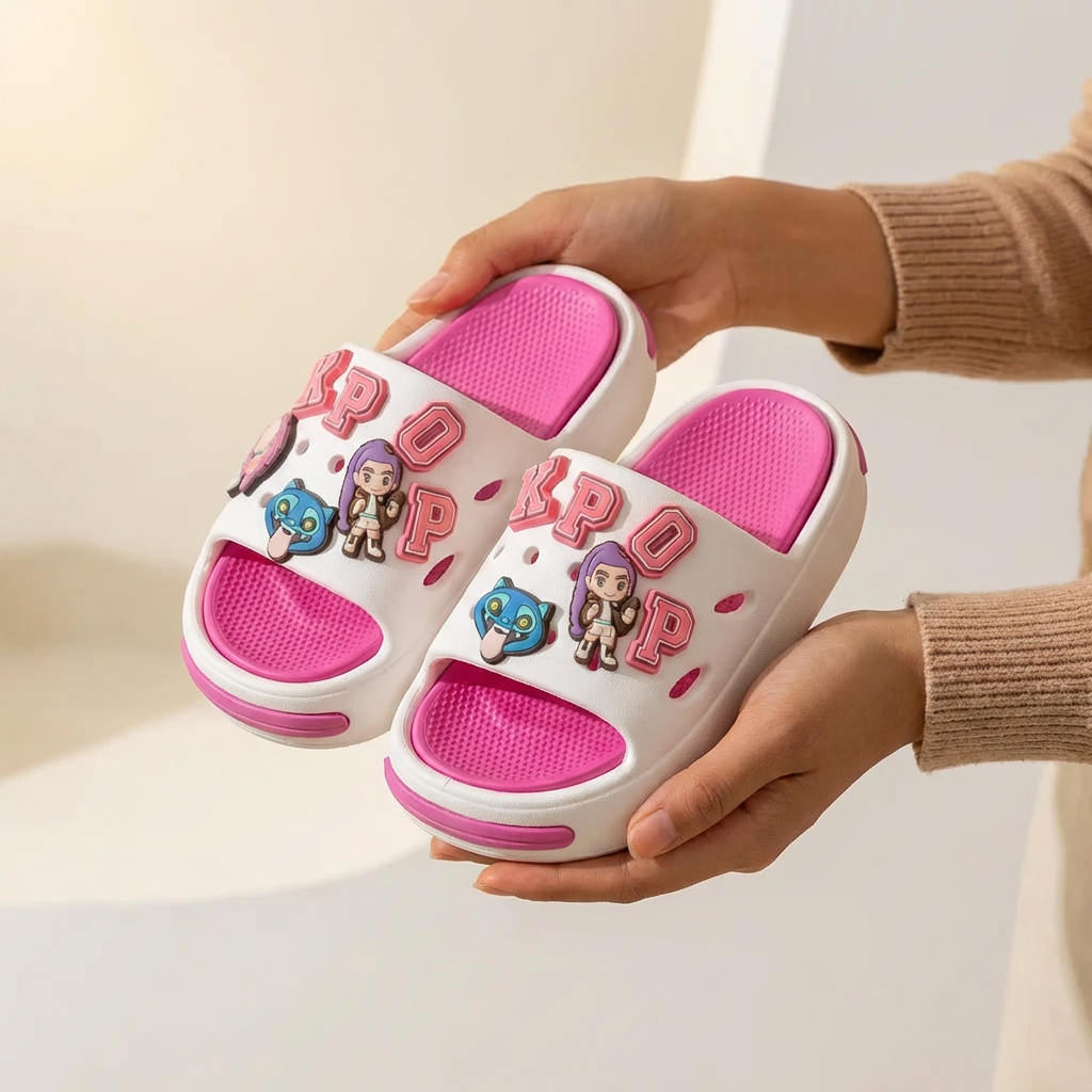 👶 Koreai stílusú gyermekpapucs 2–10 éves korig – Kényelem, biztonság, játékos dizájn! ✨