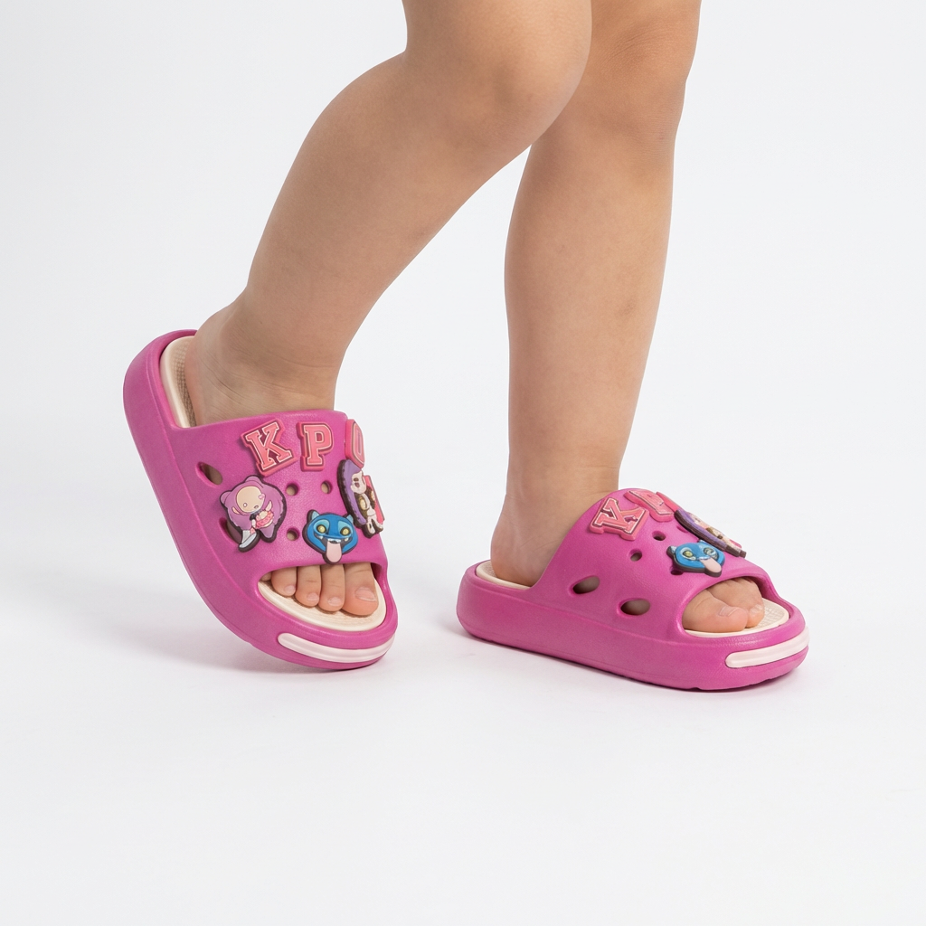 👶 Koreai stílusú gyermekpapucs 2–10 éves korig – Kényelem, biztonság, játékos dizájn! ✨