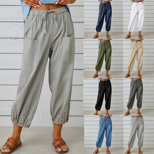 🧵 Női széles szárú, egyenes bő nadrág – laza elegancia, kényelmes szabás 🍃