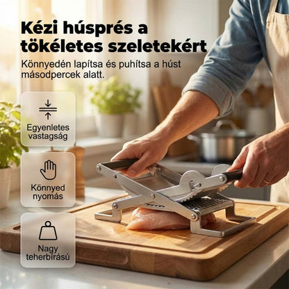 🌟 Húsnyomó eszköz – tartós, hatékony, kétoldalas. Puhítson gyorsan, süssön ízletesen! 🥩