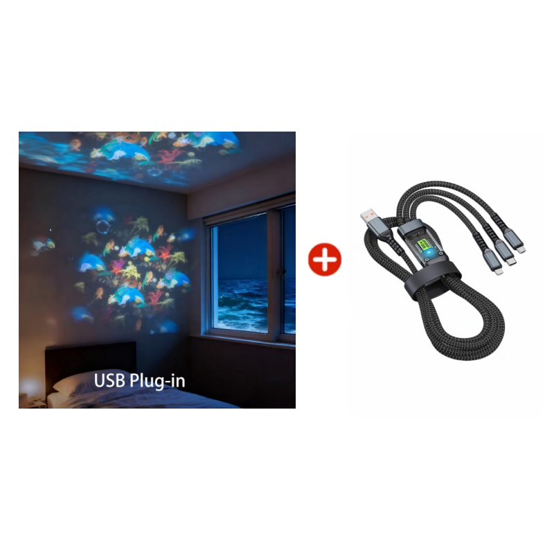 🌙✨ Forgó LED projektor – Dinamikus fényhatás, színes forgó minták. A hangulatod fényben úszik! 🌀💞