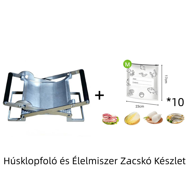 🌟 Húsnyomó eszköz – tartós, hatékony, kétoldalas. Puhítson gyorsan, süssön ízletesen! 🥩