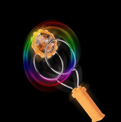 🔥-Kreatív LED-es fényes fidget spinner mágneses giroszkóp
