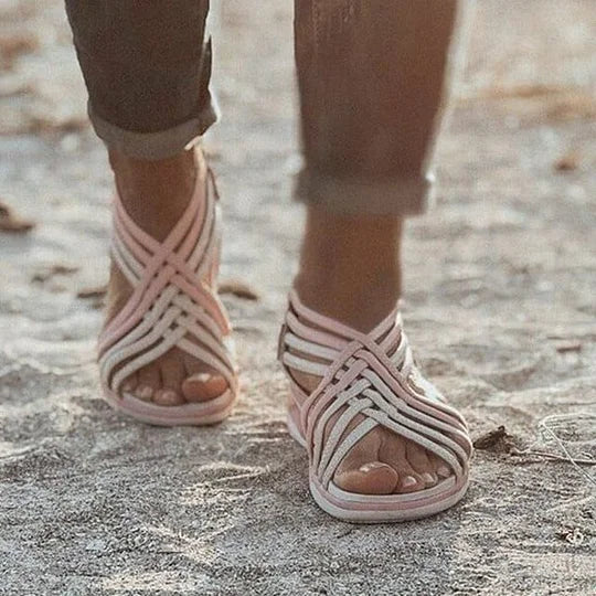 👟 【TRENDS #1 2026】PREMIUM párnázott vastag talp | Könnyű, lélegző strandpapucs 🌊✨