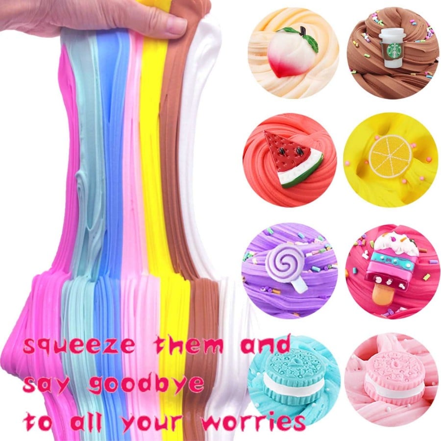 🌿🎁 Szuper agyag szlím DIY Puha és rugalmas agyag Illatos szlím Érzékszervi agyag 🥰