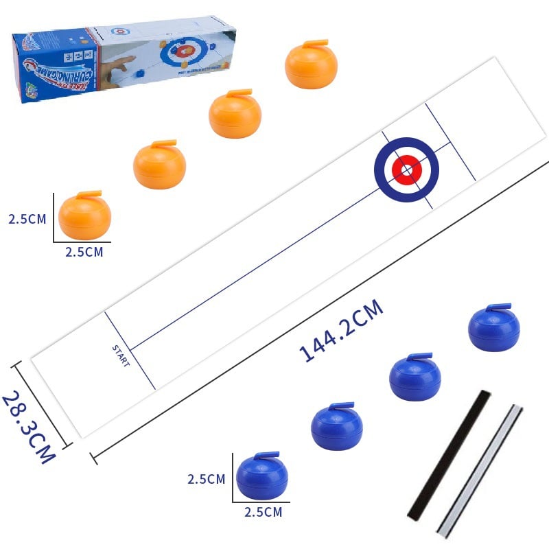 🔥 Új asztali családi curling játék