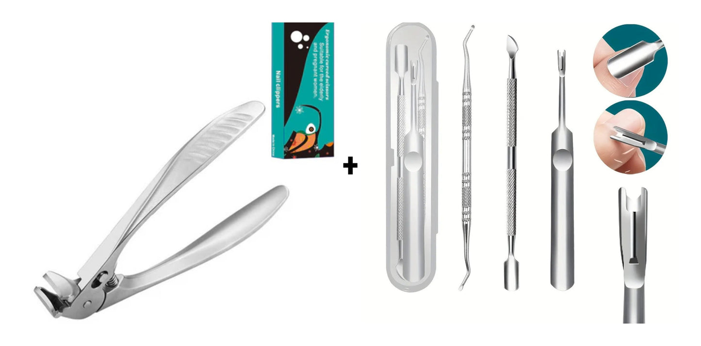 🦶 Kiváló minőségű rozsdamentes acél körömvágó✂️ – precíz vágás, nagyobb biztonság
