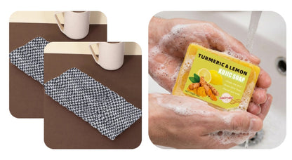🧼💦 1+1 INGYEN! Antibakteriális hámlasztó fürdőlepedő – Puha, tiszta, egészséges bőr. Ne hagyd ki! 🚿