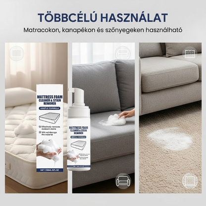 🌟💪 Többféle felületre alkalmas matrac-habtisztító 💧
