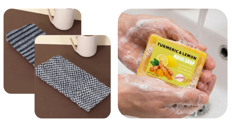 🧼💦 1+1 INGYEN! Antibakteriális hámlasztó fürdőlepedő – Puha, tiszta, egészséges bőr. Ne hagyd ki! 🚿