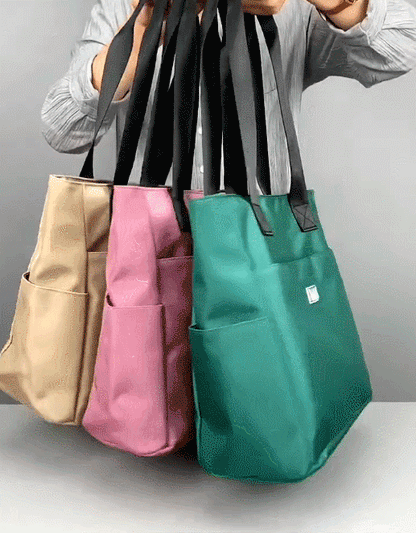✨ Nagy kapacitású, vízálló, sokrekeszes nylon válltáska 🎁