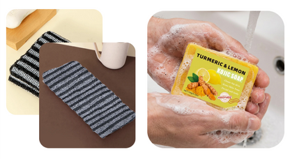 🧼💦 1+1 INGYEN! Antibakteriális hámlasztó fürdőlepedő – Puha, tiszta, egészséges bőr. Ne hagyd ki! 🚿