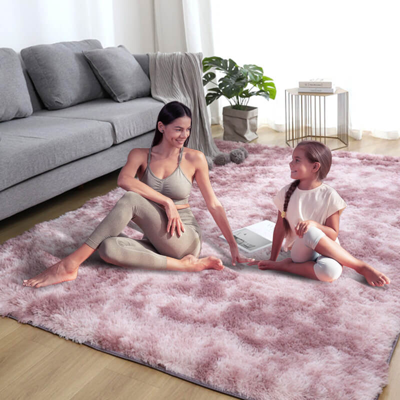 ⏳Időkorlátozott 50% kedvezmény⏰Gradiens színű plüss szőnyeg 🛋️