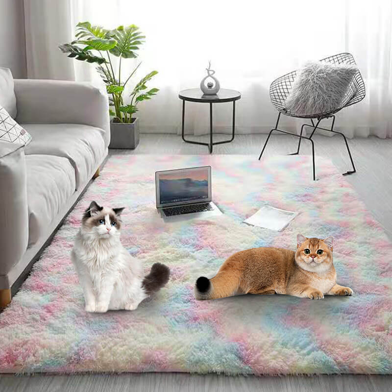 ⏳Időkorlátozott 50% kedvezmény⏰Gradiens színű plüss szőnyeg 🛋️