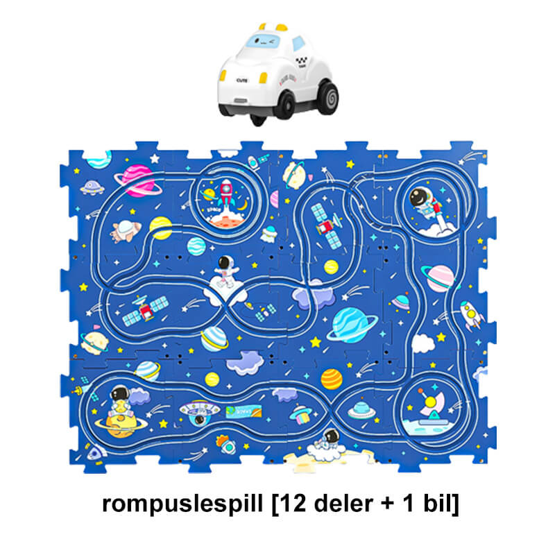 🎁Gyerekek számára készült DIY városi vonat kocsi puzzle