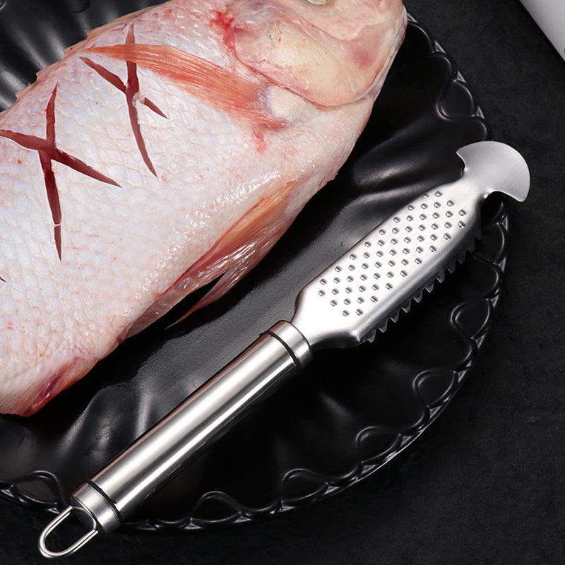 🔥Vásároljon 1 és kap 1 ingyen🐟 Rezsdamentes acélból készült halpikkely eltávolító
