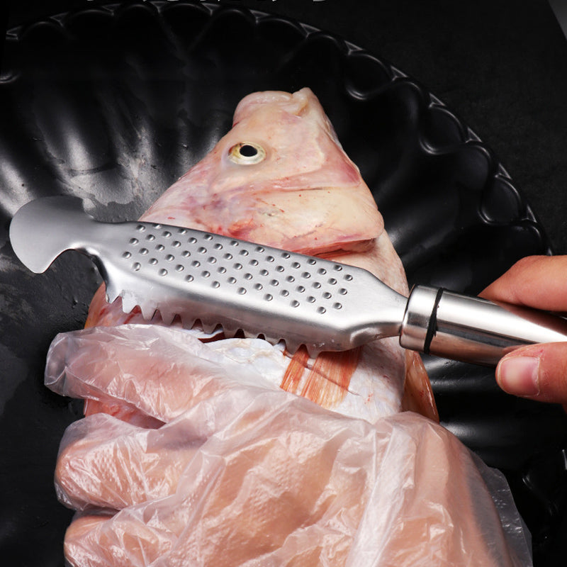 🔥Vásároljon 1 és kap 1 ingyen🐟 Rezsdamentes acélból készült halpikkely eltávolító
