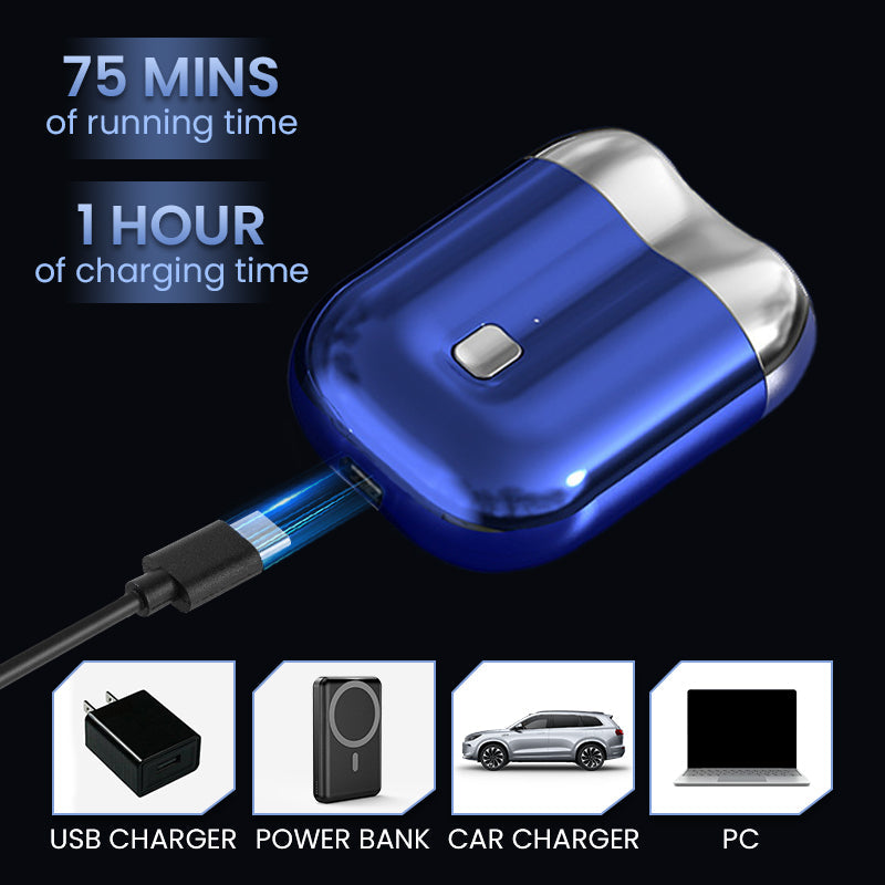 🔥 2025 új generációs USB mini borotva😎