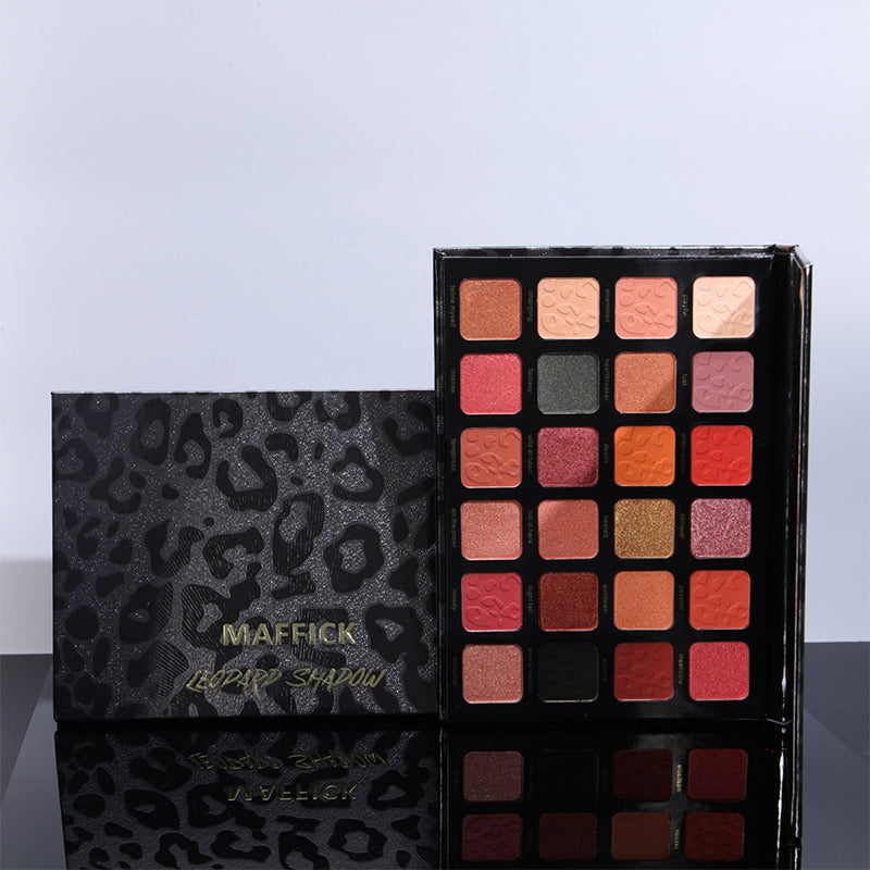 24 Colors Leopard Long Lasting Glamorous Eyeshadow Palette