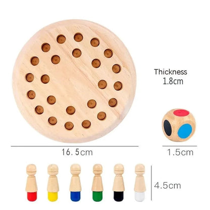 🔥Fából készült Memory Match Stick sakkjáték