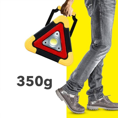 🚗 3 az 1-ben napelemes vészhelyzeti háromszög jelzőfény az út szélén🔥