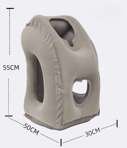 🌬️ Ergonomikus felfújható utazópárna ✈️😴