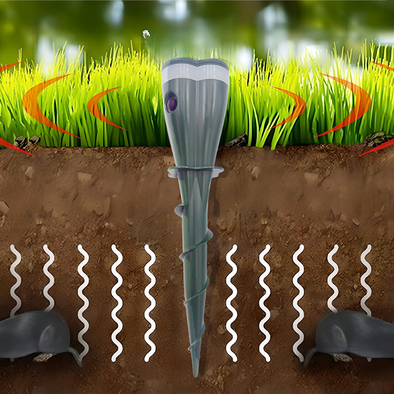 🦊 Napelemes állatriasztó – Védje meg kertjét vezeték nélkül! 🔋