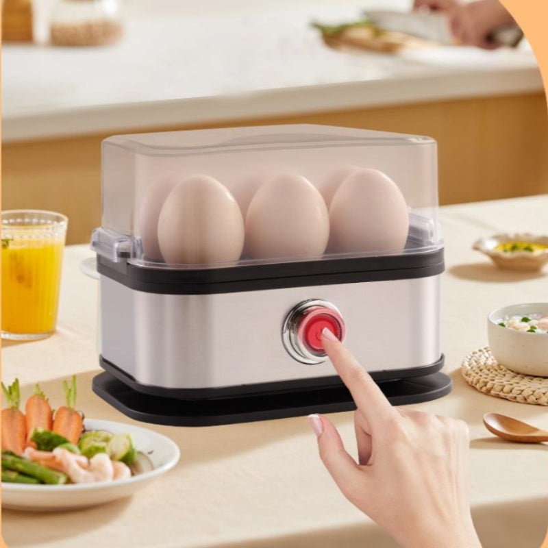 🔥 2025-ös nagy akció: 50%-os kedvezmény 🎉👩‍🍳 Többfunkciós, átlátszó fedeles tojásfőző 🥚💕 Egy készülékkel elkészítheti a krémes párolt tojást, a főtt tojást és a tükörtojást is, az átlátszó fedélnek köszönhetően pedig minden egy pillanat alatt l
