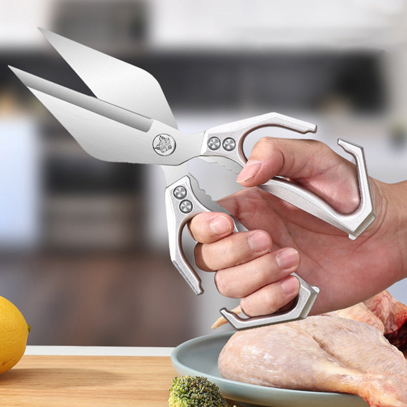 【🔥 1+1 ingyen】🍗✂️Többfunkciós nagy teherbírású konyhai olló