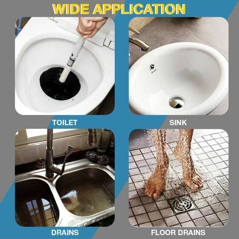 🚽Extra hosszú csőtisztító rugó – kompatibilis elektromos forgófejekkel⚡️