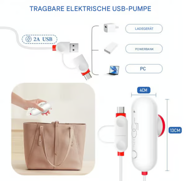 🔥 USB elektromos vákuum kompressziós zsák 🌬️✨