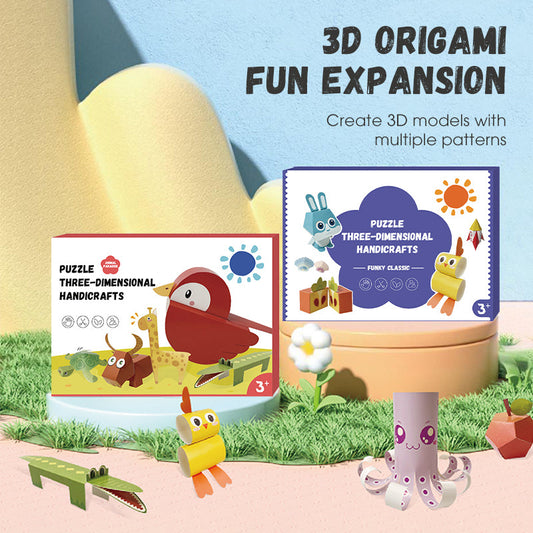 3D kézzel készített Origami könyv