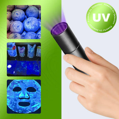 UV фенерче с черна светлина за проверка на зеленчуци