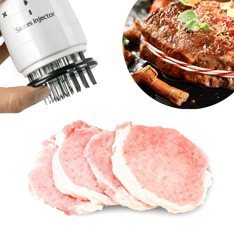 🥩2 az 1-ben – húsverő eszköz és szószos fecskendő🍖