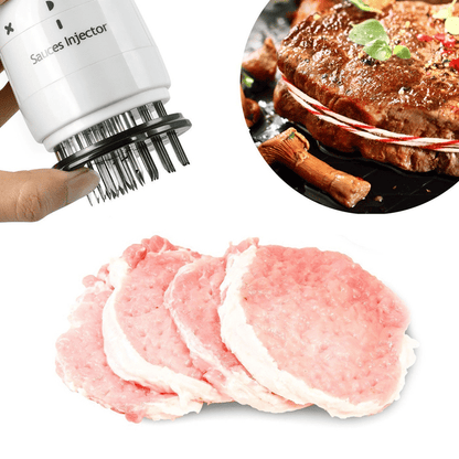 🥩2 az 1-ben – húsverő eszköz és szószos fecskendő🍖